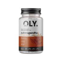 OLY Ashwagandha 500mg – maisto papildas, 60 kapsulių
