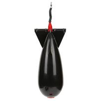 Spomb Karpių Masalo Valtis Žvejybos Raketa Šėrykla Masalas Inicijatorius Valtis Spomb Plūduras Masalo Laikiklis Žvejybos Aksesuarai Small -- 11x5.2cm juoda