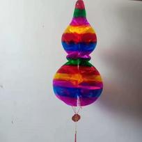 High-End Glossy Red Plastic Paper Gourd for Dragon Boat Festival