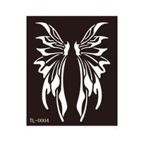 Hollow Henna Tattoo Stencil Mehndi Stickers Wedding Tool Henna Tattoo Template Fake Tattoo Decals Wolf Butterfly Dragon Phoenix