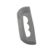 Soft Silicone Hair Remover Brush for Pet Grooming Fur Removal Tool with Ergonomic Handle for Efficient Shedding and Cleaning One Size gray