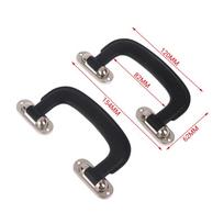 2Pcs Black Plastic Carrying Handle Grip For Guitar Case Replacement Suitcase Box Luggage Handle Grip Bag Accessories A2
