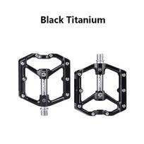 CXWXC Platform Bicycle Pedals CX-930 For MTB Mountain Bike BMX Hybrid Bikes Parts Sealed Bearing All-round Bike Pedals black titanium