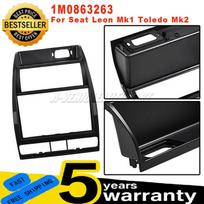 New 1M0863263 For Seat Leon Mk1 Toledo Mk2 1998 - 2006 Air Outlet Radio Frame Central Console Panel Cover black car accessories 1M0863263