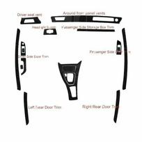 Car Interior 5D Glossy Carbon Fiber Wrap Trim Decal For BMW 3 Series E90 E92 E93 2005-2012 LHD Car Styling Accessories USEFUL