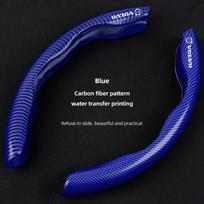 ABS Carbon Fiber Car Steering Wheel Cover Accessories For Volvo Xc60 Xc90 V40 V60 S60 V50 V90 S80 C40 XC40 V70 XC70 C30 EX90 C70 mėlyna