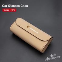 hbcr1 Car Sun Visor Glasses Case Organizer Glasses Storage Box Holder For Porsche Cayenne Panamera Macan 911 718 Cayman Taycan Boxster