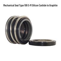 Mechaninio vandens siurblio sandarinimo žiedas, karbidas-grafito, 109 serija (20/25/30/32/43/50/60S-M). 25 (Silicon Carbide to Graphite) black