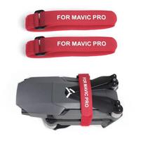 2Pcs For DJI Mavic Pro Drone RC Accessories Blade Bracket Protection Clasp Strap raudona