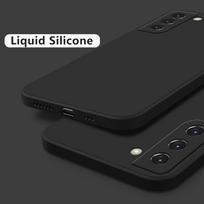 Saldi spalva skysto silikono telefono dėklas Dangtelis Samsung S25 S24 FE S23 Ultra S22 Plus S21 A56 A16 A55 A36 A06 A35 A15 A53 5G A17 A37 A57 S26 Samsung S22 Ultra juoda