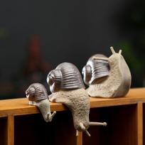 Keraminiai mažų sraigių papuošalai Bonsai mikro kraštovaizdžio namų dekoravimo priedai svetainės arbatos augintiniai Stalo papuošalai C-Small