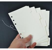 6 skylės A5/A6 nešiojamieji kompiuteriai su skirtukais popierius 5 vnt./komplektas Rašymo bloknotai Iškarpų albumo rodyklės skirtukai Planavimo skirstytuvo puslapiai A6