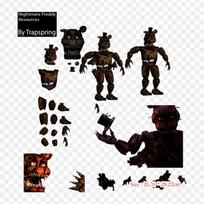Five Nights At Freddy's Sister Location Five Nights At Freddy's 4 Ni Iron-on Transfers For Clothing Tshirt Bag Heat Transfer Stickers Iron On Patches red