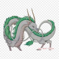 Spirited Away Dragon Haku Ghibli muziejus, lygintuvas ant drabužių, aplikacijos Lipdukai ant drabužių Karščiui jautrus pritaikytas pleistras
