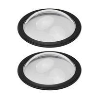 2 vnt veiksmo kameros objektyvo apsaugas, dvigubos optinės dangos pakeitimas, skirtas Insta360 ONE X2 skaidri