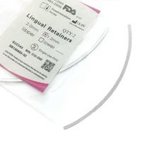 2 vnt./pak. Dantų ortodontiniai universalūs liežuvio laikikliai, tinklinis pagrindas 1,2 mm/2,0 mm 1.2mm
