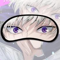 Jujutsu Kaisen akių pleistras Anime miego užrištomis akimis Fushiguro Megumi Casual Eyes Kaukė Gojo Satoru Kvėpuojantis mielas animacinis akių lopas