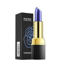YQN Blue Rose Spalvą keičiantys lūpų dažai Vandeniui atsparus Nelipnus puodelis Neblunkantis lūpdažis 3.2g