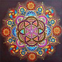 5d „pasidaryk pats“ deimantinis paveikslas Mandala deimantinis siuvinėjimas Siuvinėjimas kryželiu gėlių mozaikos dekoro nuotraukos Full Round 20x20CM