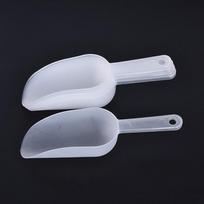 Mini plastikinis ledų samtis Matavimo samtukai Daugiafunkcinė matuoklė Šerkšnotas mažas kastuvėlis Ryžių grūdų kastuvėlis Miltų samtis Kavos arbatos samtis 2pcs