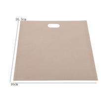 4 Pcs Reusable Toaster Bag Non Stick Bread Bag Sandwich Bags Fiberglass Toast Microwave Heating Pastry Tools 16x16.5 cm 4pcs