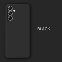 Skysto silikono minkštas telefono dėklas, skirtas Samsung Galaxy A05 A05S A35 A55 A54 5G A05 A16 A26 S23 FE S23+ S24 5G S25 Plus, skirtas Redmi 13C 14C Note 14 12 Samsung Galaxy A04s juoda