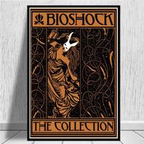 Bioshock Rapture Video Game Retro Canvas Painting Posters And Prints Wall Art Picture Vintage Art Decorative Home Decor Quadro 21cm×30cm NoFrame