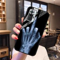 Grūdinto stiklo dėklas, skirtas Xiaomi Redmi Note 10 Pro Case Xiaomi Mi 10T Pro 11T Note10 11 11Pro 10S Lite Skeleton Skull telefono dangteliams Mi 10 5g