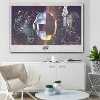 Muzika Daft Punk Singer Šalmas Sienos Menas Paveikslėliai Plakatai Drobės Paveikslai svetainei Paauglių miegamojo dekoracijos Namų dekoras 21*30cm