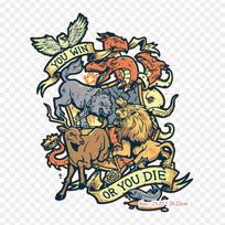 Game Of Thrones Stickers Daenerys Targaryen Tyrion Lan Iron on Heat Transfer Printing Vinyl Patches Sticker for Clothes DIY Appliques Washable Patches black