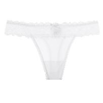 CINOON moteriškos seksualios nėriniuotos kelnaitės žemu juosmeniu apatinis trikotažas Moteriškas G string Mylingas apatinis trikotažas permatomas intymus one size balta