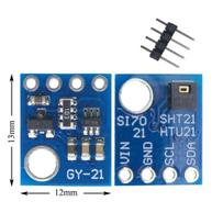 1 vnt. drėgmės jutiklis su I2C sąsaja Si7021 GY-21 HTU21, skirtas Arduino pramoniniam didelio tikslumo balta