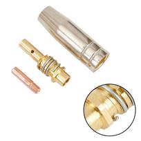 Purkštukai 15AK MIG Priedai Antgaliai Suvirinimas 3vnt Kontaktai 0.8MM