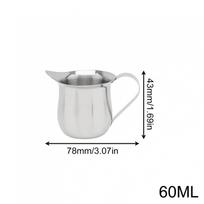 1 gabalas 60/90/150 ml nerūdijančio plieno kavos puodo puodelis 60ml