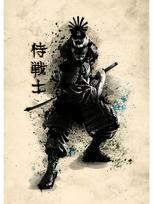 Retro Japonija Samurajus Zen Bushido Plakatai Atspaudai Drobės Tapyba Anime Žaidimas Sienos Meno Paveikslėlis Svetainės namų dekoravimui Cuadros 21x30cm No Frame