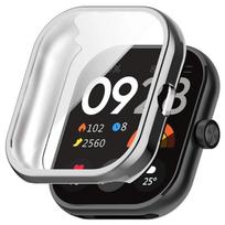 Soft Full Case+Tempered Glass For Redmi Watch 4 Protective Cases Screen Protector + Cover on  Redmi Watch 3 active for Redmi Watch 4 sidabras