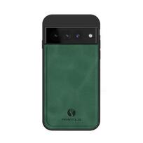 Avikailio odinis dėklas, skirtas „Google Pixel 7 6 8 Pro 7A 6A Luxury Men Business Vintage“ magnetinis galinis dangtelis „Pixel7 Pixel8 7pro 8pro“ Pixel 8 tamsiai žalia spalva
