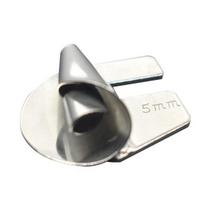Siuvamosios valcuotos apvado pėdelė 3–10 mm didelio atsparumo plieninė pramoninė buitinė siuvimo mašina Universali plati, siaura valcuota apvado pėdelė 10 mm gray