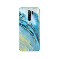Xiaomi redmi 9 Case Painting Silicon Soft TPU Atgal Telefono dangtelis Redmi 9 Case 6,53 colio etui Full Protection Coque Bumper redmi 9 blue