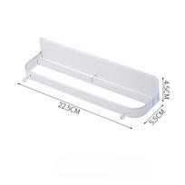 Bathroom Perforation-free Slipper Rack Bathroom Storage Rack Shoe Storage Toilet Wall Hanging Rack Drain Rack 22.5cm*5.5*4.5cm skaidrios baltos spalvos