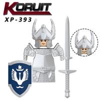 1 Vnt. LOTR Kareivis Orkai armijos figūrėlės Šarvuotis Sargybinis Karys Šaulys Viduramžių Dol Amroth Riteriai Statybiniai blokai Plytos žaislai dovanos