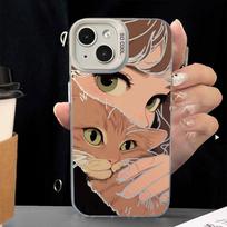 Cat Girl compatible with Apple 15/14/13/12/11/PRO/PROMAX/XS/XR/XSMAX/XS iPhone 13 Pro