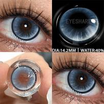 EYESHARE spalvoti kontaktiniai lęšiai akims 1 pora Korėjietiški madingi lęšiai Y2k Colorcon kosmetika Rudos spalvos lęšiai Pilki lęšiai Žali lęšiai