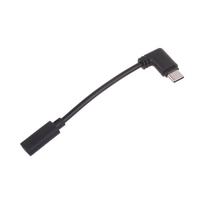 „Micro USB“ lizdas–C tipo kištukas adapterio kabelis dešiniuoju kampu nešiojamo keitiklio laido palaikymas Įkrovimas ir duomenų perdavimas