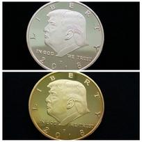 New 2018 President Donald Trump Inaugural Gold Eagle Commemorative Novelty Coin auksas