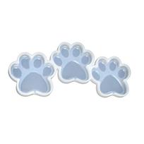 Silicone Lollipop Moulds Silicone Cake Mold Non-stick Animal Paw Shaped Chocolate Mould Candy Molds for Kitchen Baking 1 white