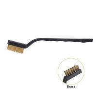 Šepetys vielinis valymui Rankiniai įrankiai Mini plastikinė rankena copper black