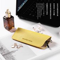 1pc Unisex Fashion Portable Glasses Bag Protective Case Cover Sunglasses Case Box Reading Eyeglasses Pouch Eyewear Protector geltona