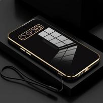 S10plus Prabangus Padengtas Silikoninis Dėklas su Virvele Samsung Galaxy S10 Plus S9 S8 Note 9 8 10 20 Ultra Note9 Minkštas Viršelis Note10 Lite S10