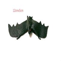 Super didelis guminis šikšnosparnis Helovino dekoracija KTV barams ir vaiduoklių festivaliams 12cm wide, 5cm long